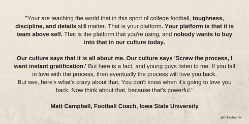 Campbell Matt team and process